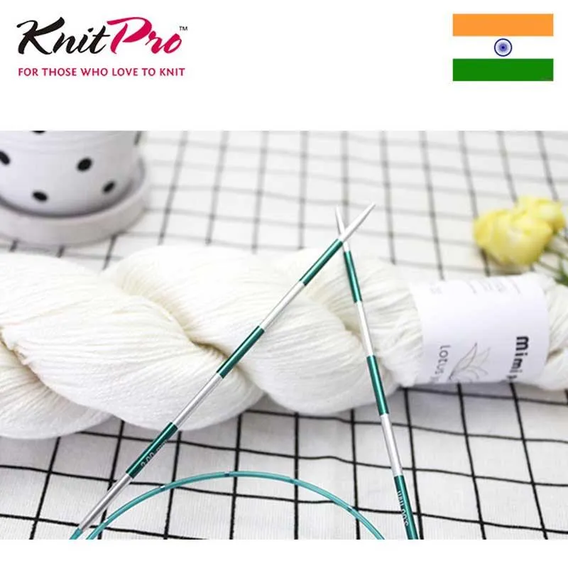 1 Stück Knitpro SmartStix 80 cm Feste Rundstricknadel Buntes Aluminium DIY Arts Crafts Nähen