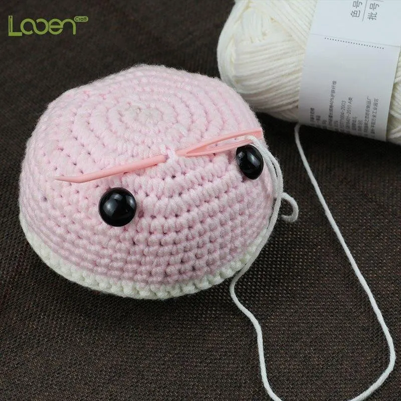 2 Stück Looen Garnstricknadeln mit gebogener Spitze, großes Öhr, Nähnadeln, Tapisserie-Stopfnadel, Kunsthandwerk, DIY-Nähzubehör (Hellgrau)