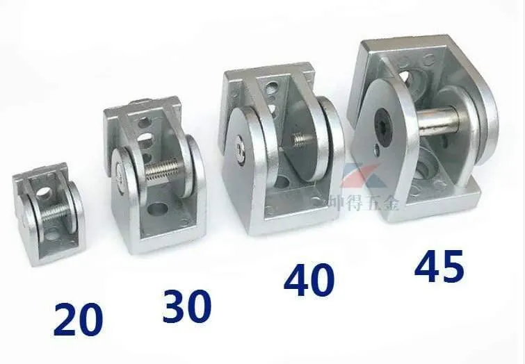 2PCS 2020/3030/4040 Scharnier für industrielles Aluminium mit Scharnier aus Zinklegierung für Aluminiumprofile der Serie 20 30 40