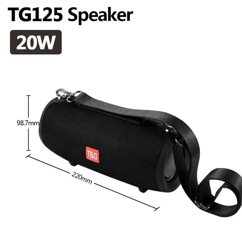 TG118 Wirklich 40W Bluetooth-Lautsprecher Tragbarer Säulen-Musik-Player Soundsystem Boombox Mit FM-Radio TF-Subwoofer Doppel TG 125