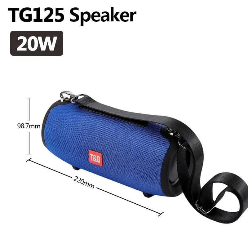 TG118 Wirklich 40W Bluetooth-Lautsprecher Tragbarer Säulen-Musik-Player Soundsystem Boombox Mit FM-Radio TF-Subwoofer Doppel TG 125