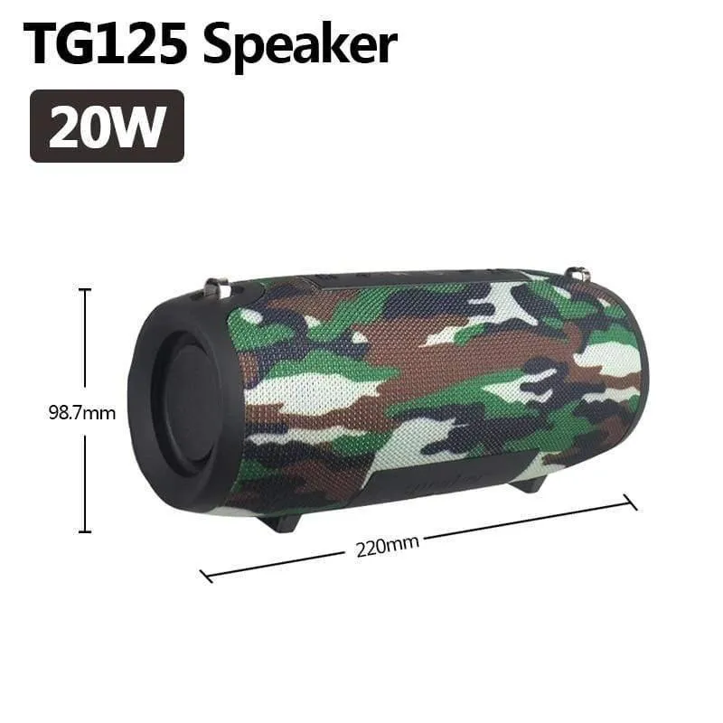 TG118 Wirklich 40W Bluetooth-Lautsprecher Tragbarer Säulen-Musik-Player Soundsystem Boombox Mit FM-Radio TF-Subwoofer Doppel TG 125