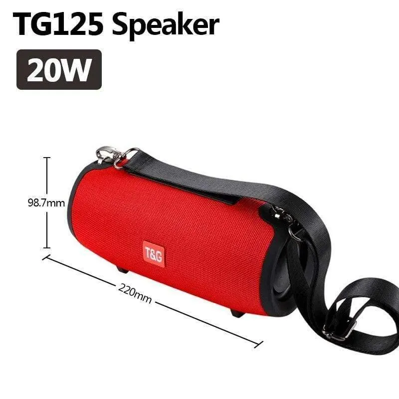 TG118 Wirklich 40W Bluetooth-Lautsprecher Tragbarer Säulen-Musik-Player Soundsystem Boombox Mit FM-Radio TF-Subwoofer Doppel TG 125
