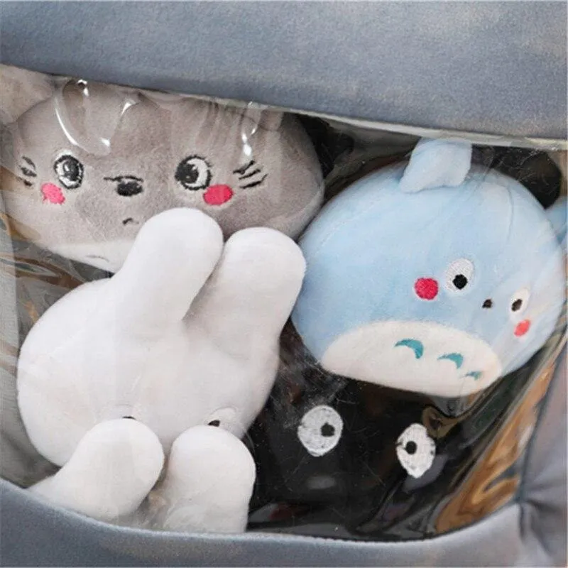 Totoro Corner Creature Eine Tüte Snackkissen Animal Crossing Plüsch Kuscheltiere Kreative Puppe Juguetes Plüschtier Sofakissen