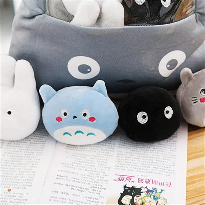 Totoro Corner Creature Eine Tüte Snackkissen Animal Crossing Plüsch Kuscheltiere Kreative Puppe Juguetes Plüschtier Sofakissen