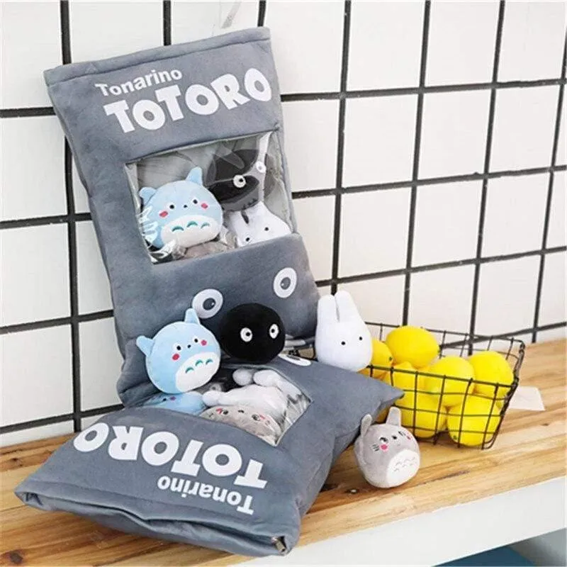 Totoro Corner Creature Eine Tüte Snackkissen Animal Crossing Plüsch Kuscheltiere Kreative Puppe Juguetes Plüschtier Sofakissen