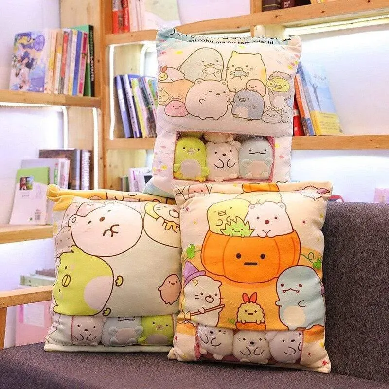 Totoro Corner Creature Eine Tüte Snackkissen Animal Crossing Plüsch Kuscheltiere Kreative Puppe Juguetes Plüschtier Sofakissen