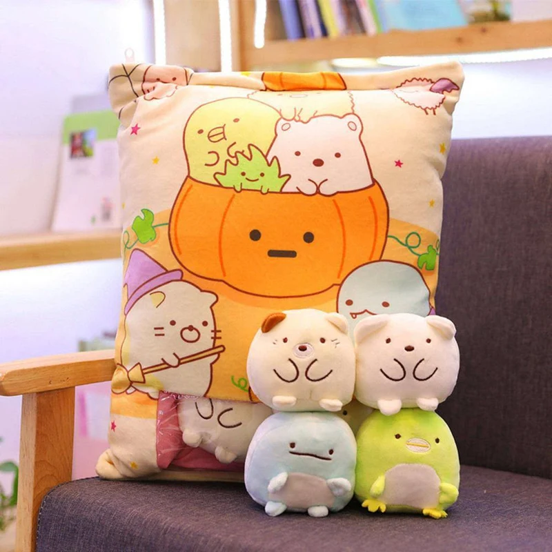 Totoro Corner Creature Eine Tüte Snackkissen Animal Crossing Plüsch Kuscheltiere Kreative Puppe Juguetes Plüschtier Sofakissen