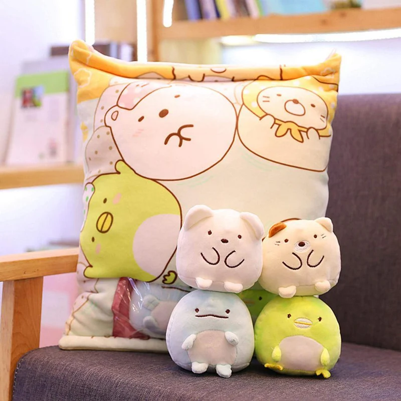 Totoro Corner Creature Eine Tüte Snackkissen Animal Crossing Plüsch Kuscheltiere Kreative Puppe Juguetes Plüschtier Sofakissen