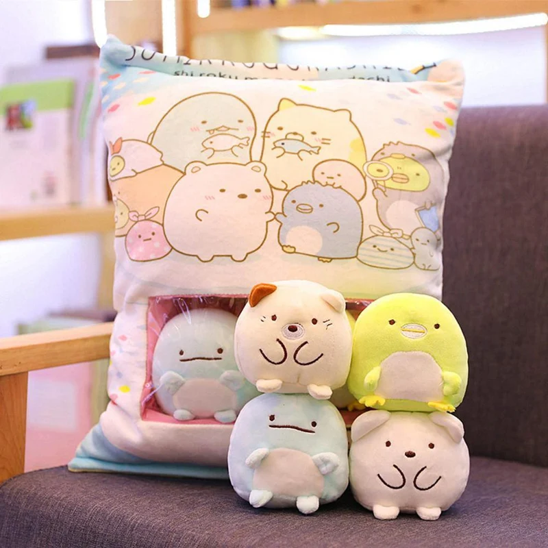 Totoro Corner Creature Eine Tüte Snackkissen Animal Crossing Plüsch Kuscheltiere Kreative Puppe Juguetes Plüschtier Sofakissen