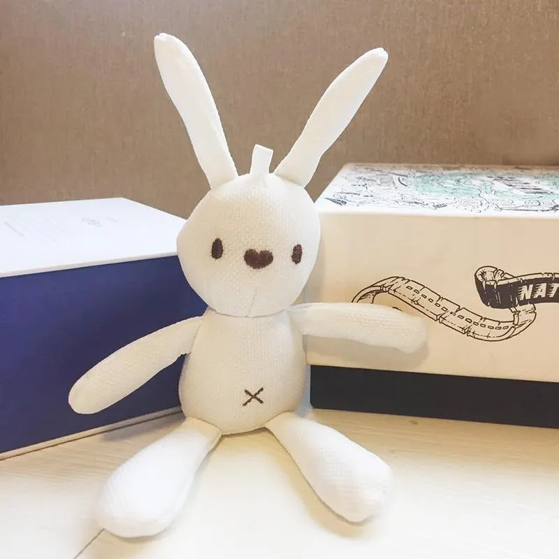 18-20CM Teddybär Gefüllte Plüschtiere Niedliches Kleid Kaninchen Anhänger Puppen Geschenke Geburtstag Hochzeitsfeier Dekor