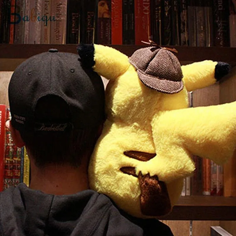 28cm Pikachu Plüschtier Stofftier Detective Pikachu Japan Film Anime Spielzeug für Kinder Puppe für Kinder Baby Geburtstagsgeschenke Anime