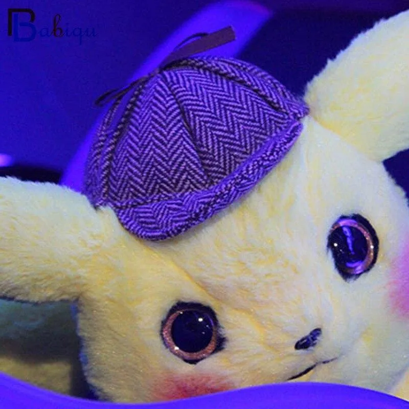28cm Pikachu Plüschtier Stofftier Detective Pikachu Japan Film Anime Spielzeug für Kinder Puppe für Kinder Baby Geburtstagsgeschenke Anime