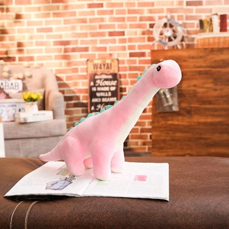 60 / 80cm niedlichen Cartoon langen Hals Dinosaurier Plüschtiere Gefüllte Plüsch Hochwertige Puppen Kinder Geschenk Geburtstag Weihnachten Brinqedos