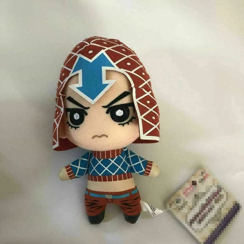 JoJos Bizarre Adventure Golden Wind Plüsch Giorno Narancia Mista Gefüllte Plüschtierpuppe Neu