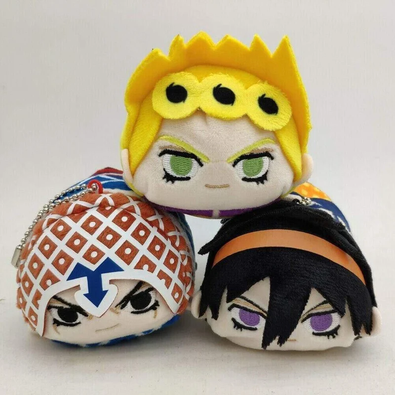 JoJos Bizarre Adventure Golden Wind Plüsch Giorno Narancia Mista Gefüllte Plüschtierpuppe Neu