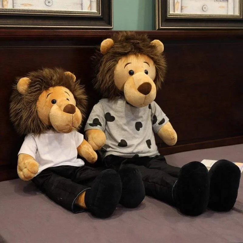 Neue 50-125 cm große Minomi-Löwe-Plüschpuppe, Plüschtier, hochwertiges Spielzeug, Lee MinHo, König der Löwen, besonderes Geschenk für Fans und Freunde