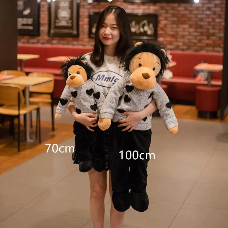70/100/130 cm Minomi-Löwe ​​in voller Größe, ausgestopfte Puppe, Plüschtier, hochwertiges Spielzeug, Lee MinHo, König der Löwen, besonderes Geschenk für Fans und Freunde