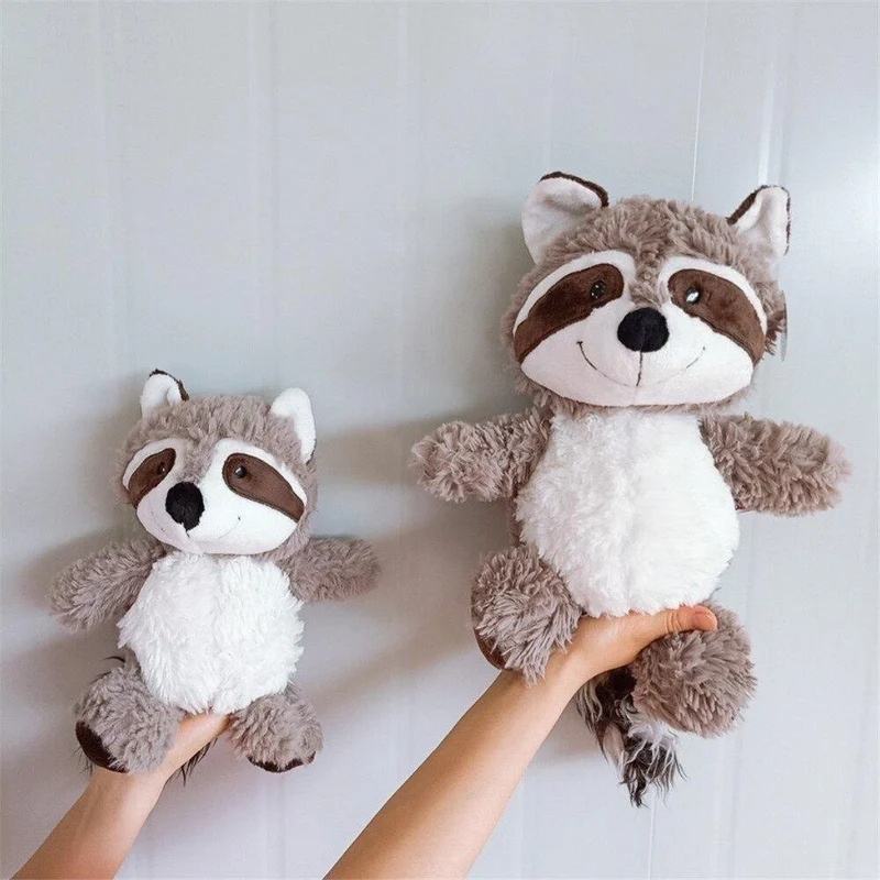 25-55 cm Grauer Waschbär Plüschtier Schöner Waschbär Niedliche Weiche Kuscheltiere Puppe Kissen Für Mädchen Kinder Kinder Baby Geburtstagsgeschenk