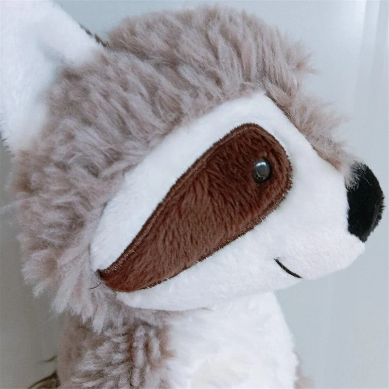 25-55 cm Grauer Waschbär Plüschtier Schöner Waschbär Niedliche Weiche Kuscheltiere Puppe Kissen Für Mädchen Kinder Kinder Baby Geburtstagsgeschenk