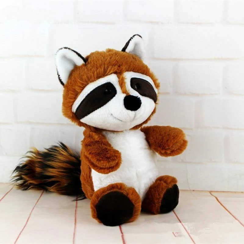 25-55 cm Grauer Waschbär Plüschtier Schöner Waschbär Niedliche Weiche Kuscheltiere Puppe Kissen Für Mädchen Kinder Kinder Baby Geburtstagsgeschenk