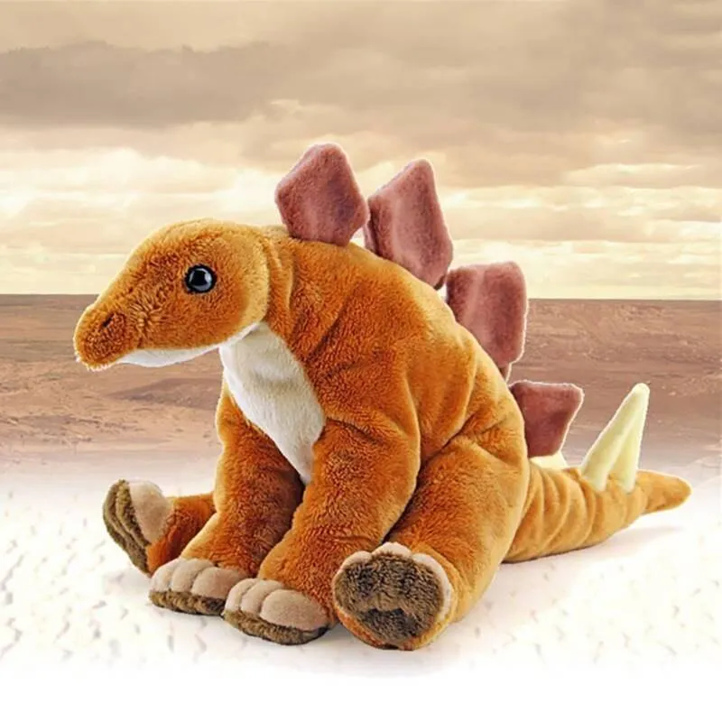 Kathyland 1 stück 30 cm Dinosaurier Peluches Stegosaurus Plüsch Spielzeug Stofftier Stofftier Puppen Dinosaurier Pluche für Kinder Jungen Kinder