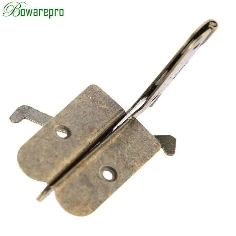 2Pcs 53 * 40mm Möbel Scharniere Schmuckschatullen Kleine Scharnier Möbelbeschläge für Schrankmöbel Zubehör Antik