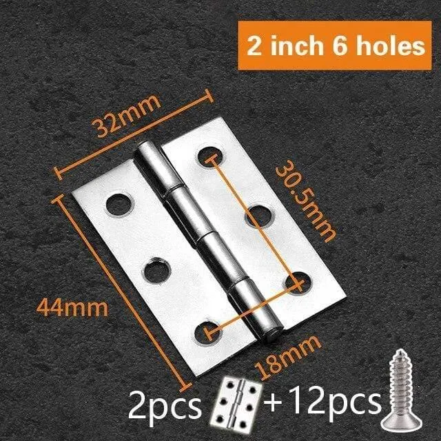 2 teile/satz Edelstahl Schrank Tür Scharnier Boot Marine Schrank Butt Scharnier 1.5 "/ 2"/ 2.5 "/ 3"/4 zoll Länge Verwendet Für Tür Windows