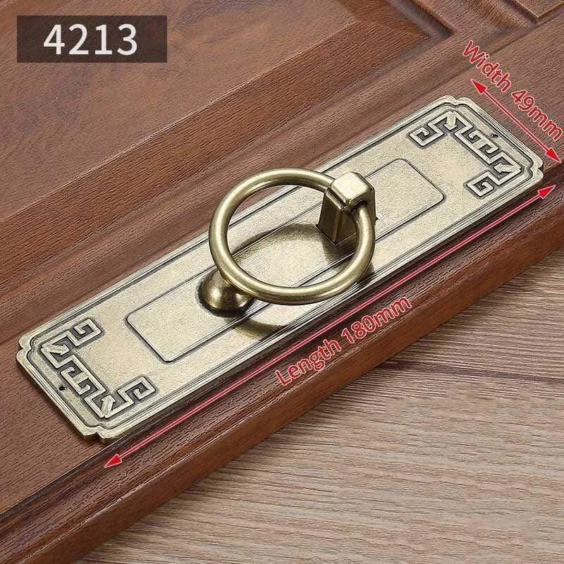 KAK Vintage Antike Bronze Schrankgriffe Möbel im chinesischen Stil Griff Schublade Knöpfe Garderobentür zieht Möbel Hardware