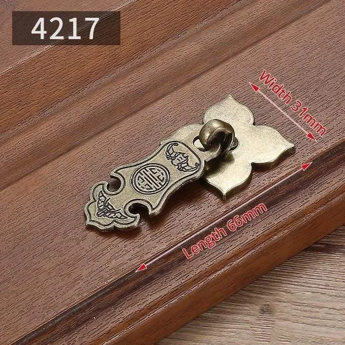 KAK Vintage Antike Bronze Schrankgriffe Möbel im chinesischen Stil Griff Schublade Knöpfe Garderobentür zieht Möbel Hardware