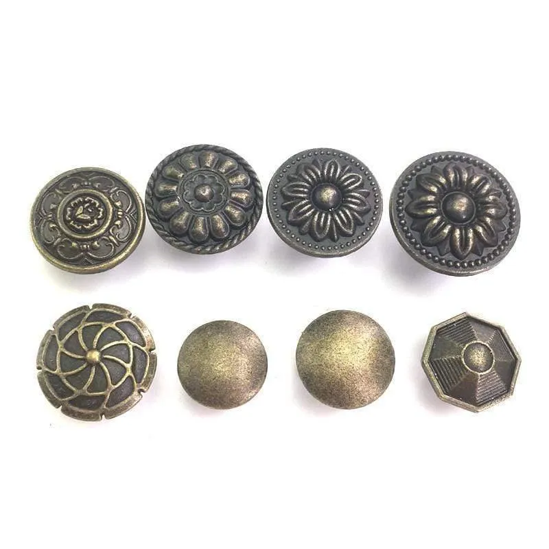 1x Antik Bronze Küchenschrank Schublade Knöpfe Kommode Schrank Kleiderschrank Möbel zieht Griff Holzkiste Schmuckkasten Knöpfe