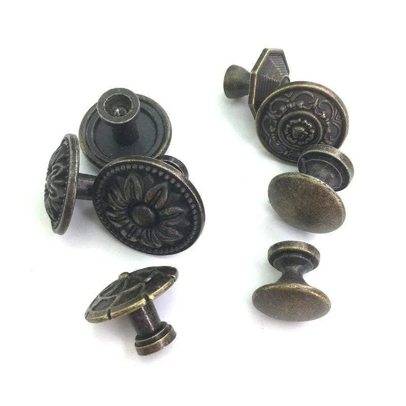 1x Antik Bronze Küchenschrank Schublade Knöpfe Kommode Schrank Kleiderschrank Möbel zieht Griff Holzkiste Schmuckkasten Knöpfe