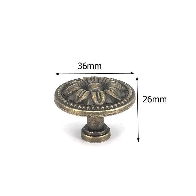 1x Antik Bronze Küchenschrank Schublade Knöpfe Kommode Schrank Kleiderschrank Möbel zieht Griff Holzkiste Schmuckkasten Knöpfe