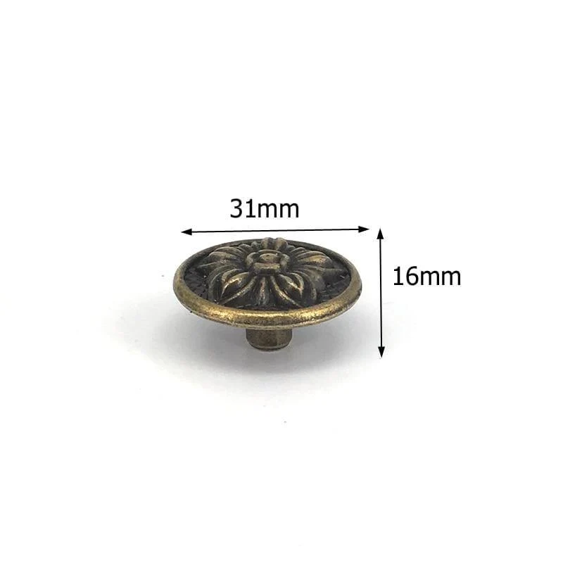 1x Antik Bronze Küchenschrank Schublade Knöpfe Kommode Schrank Kleiderschrank Möbel zieht Griff Holzkiste Schmuckkasten Knöpfe