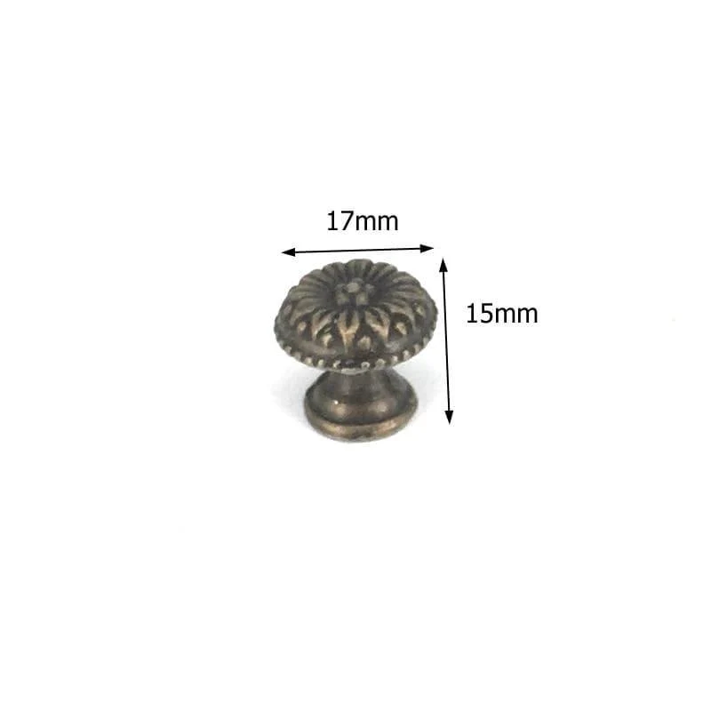 1x Antik Bronze Küchenschrank Schublade Knöpfe Kommode Schrank Kleiderschrank Möbel zieht Griff Holzkiste Schmuckkasten Knöpfe