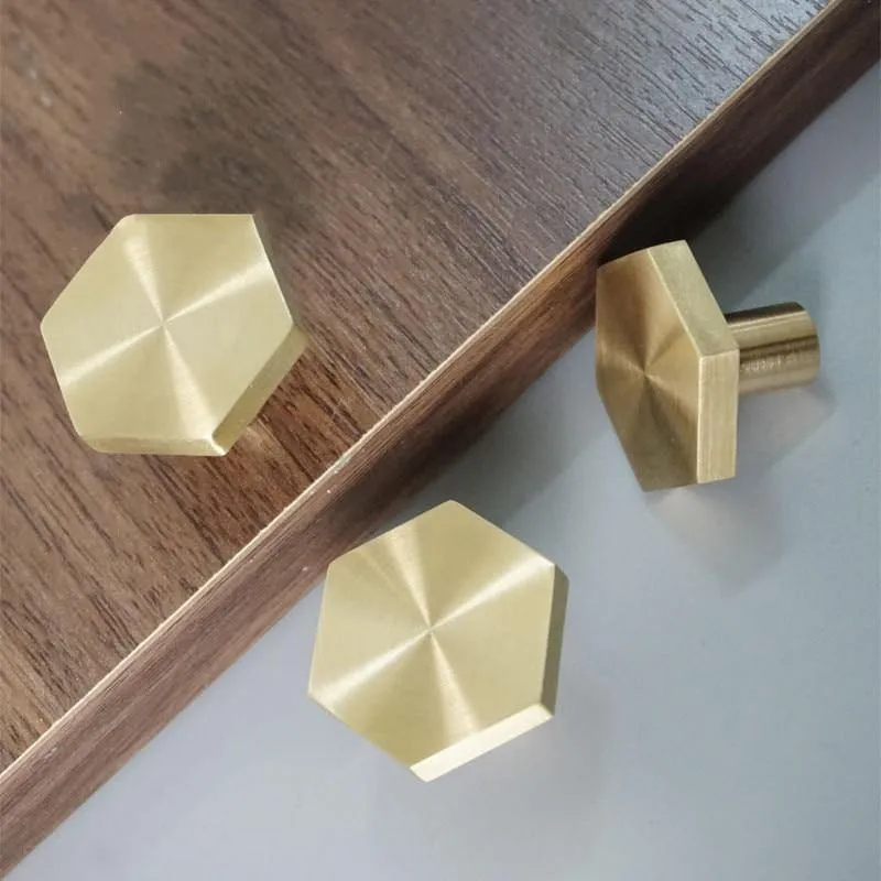 Messinggriff, Möbelknopf, Schrankgriff, Gold, Küchengriff, Schrankgriff, Möbelgriff, Wandhaken