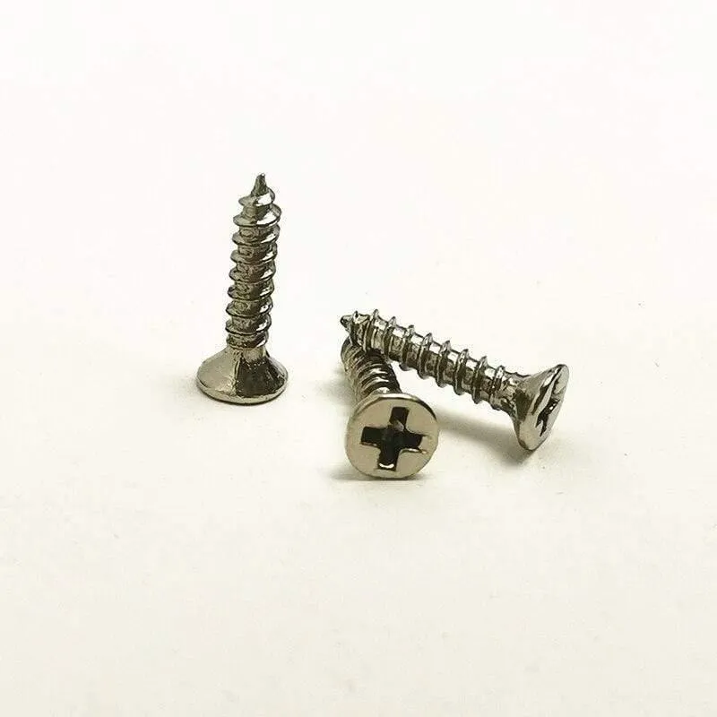 100 Stück / Lot M2 M3 M2.5 Schrauben Bronze / Silber / Goldene Farbe Philips Head Fit Scharniere Selbstschneidende Schrauben Möbelbeschläge