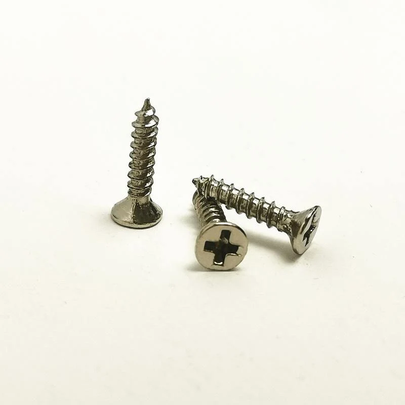 100 Stück / Lot M2 M3 M2.5 Schrauben Bronze / Silber / Goldene Farbe Philips Head Fit Scharniere Selbstschneidende Schrauben Möbelbeschläge