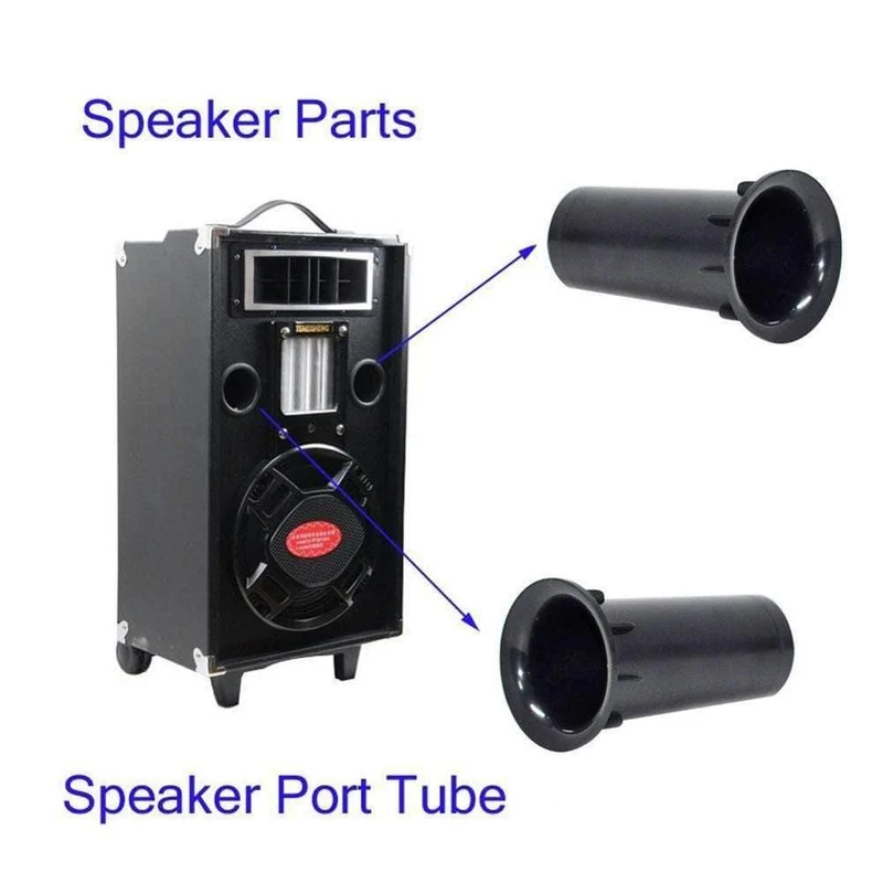Speaker Port Tube Subwoofer Bass Reflex Tube Lautsprecherbox Port Tub (wie abgebildet)
