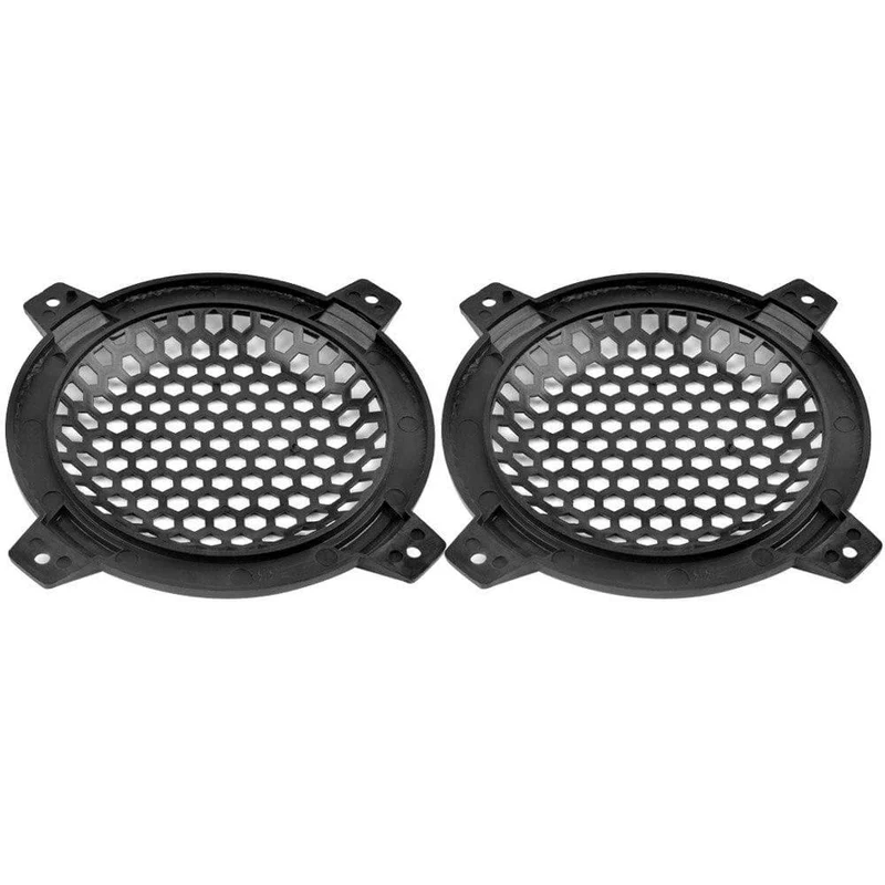 AIYIMA 2Pcs 4 Zoll Audio-Lautsprecher Schutzhülle Gehäuse Hochtöner Lautsprecher Grill Mesh Teile Zubehör DIY für Heimkino