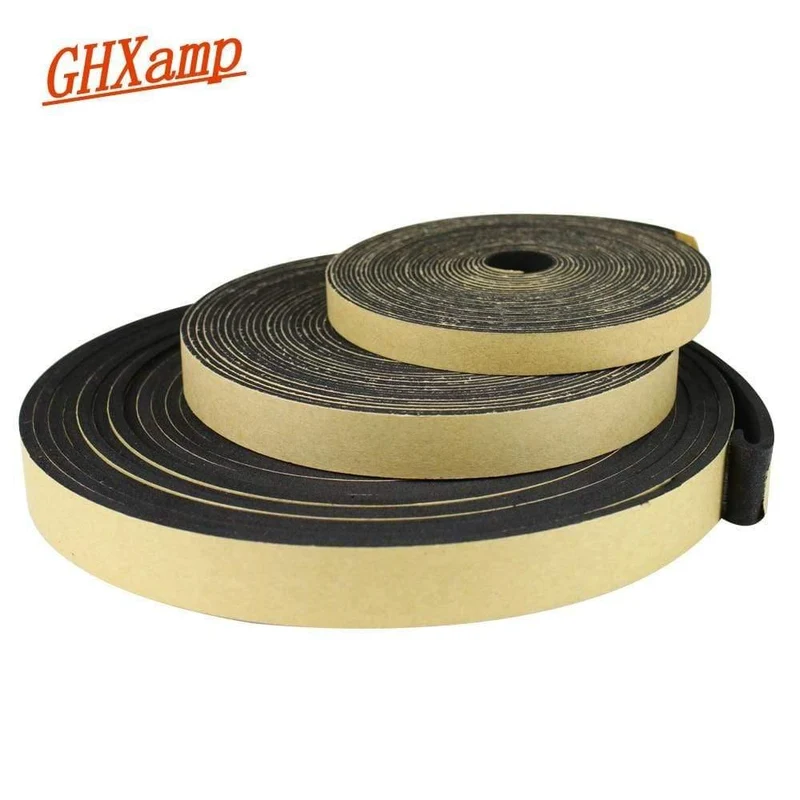 2 Meter EVA-Lautsprecher-Reparatur-Dichtungsstreifen, Drahtbox, umgekehrtes Rohr, stoßdämpfende Dichtung, Breite 10 mm, 15 mm, 18 mm