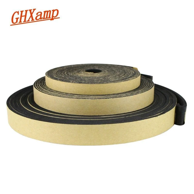 2 Meter EVA-Lautsprecher-Reparatur-Dichtungsstreifen, Drahtbox, umgekehrtes Rohr, stoßdämpfende Dichtung, Breite 10 mm, 15 mm, 18 mm