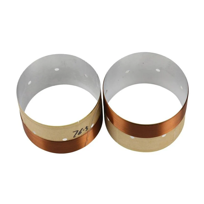 Lautsprecher BASS Schwingspule 4 Zoll 6.5 Zoll 10 Zoll 18 Zoll Subwoofer Lautsprecher Reparatur 8OHM Weißer Aluminium Sound Air Outlet 2PCS