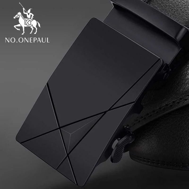 Automatische Schnalle Schwarz Gürtel Luxus Marke Männlichen Echtes Leder Strap Gürtel Für Männer Top Qualität Gürtel Cummerbunds