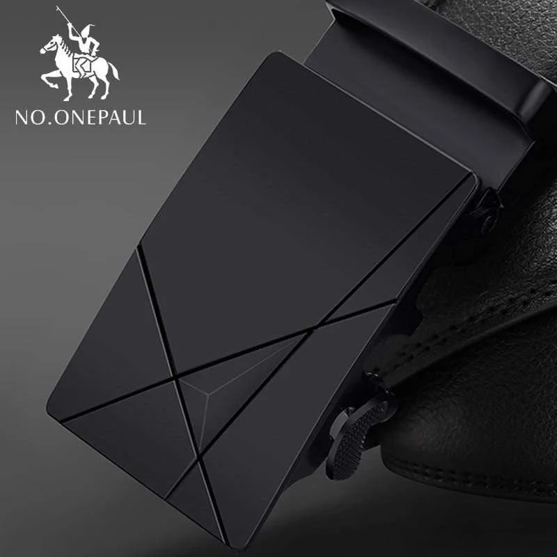Automatische Schnalle Schwarz Gürtel Luxus Marke Männlichen Echtes Leder Strap Gürtel Für Männer Top Qualität Gürtel Cummerbunds