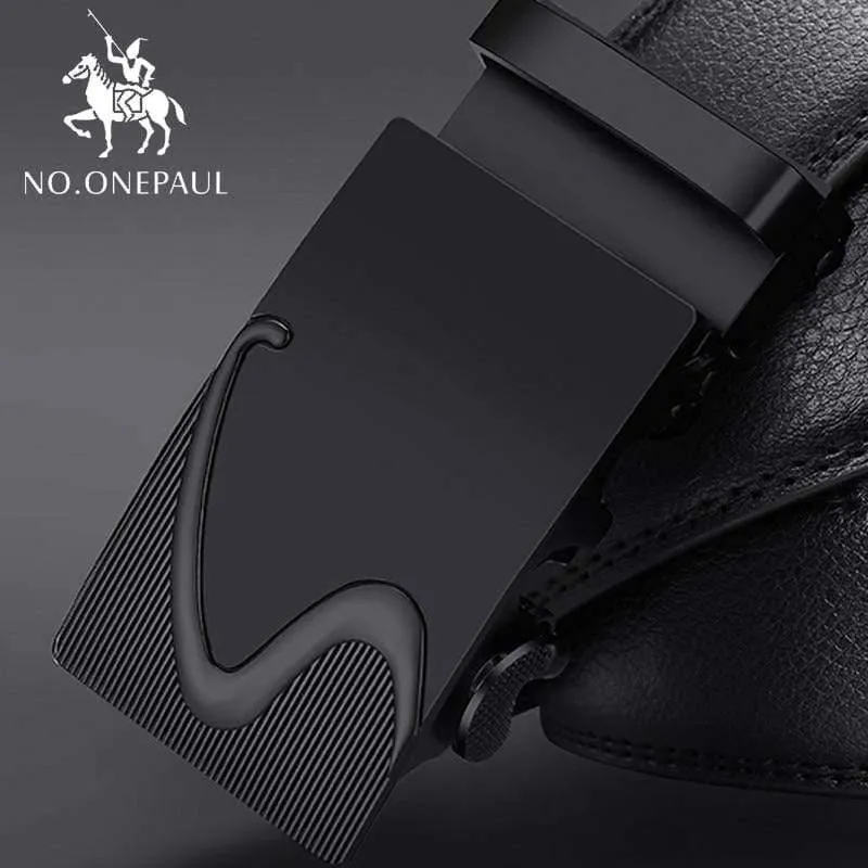 Automatische Schnalle Schwarz Gürtel Luxus Marke Männlichen Echtes Leder Strap Gürtel Für Männer Top Qualität Gürtel Cummerbunds
