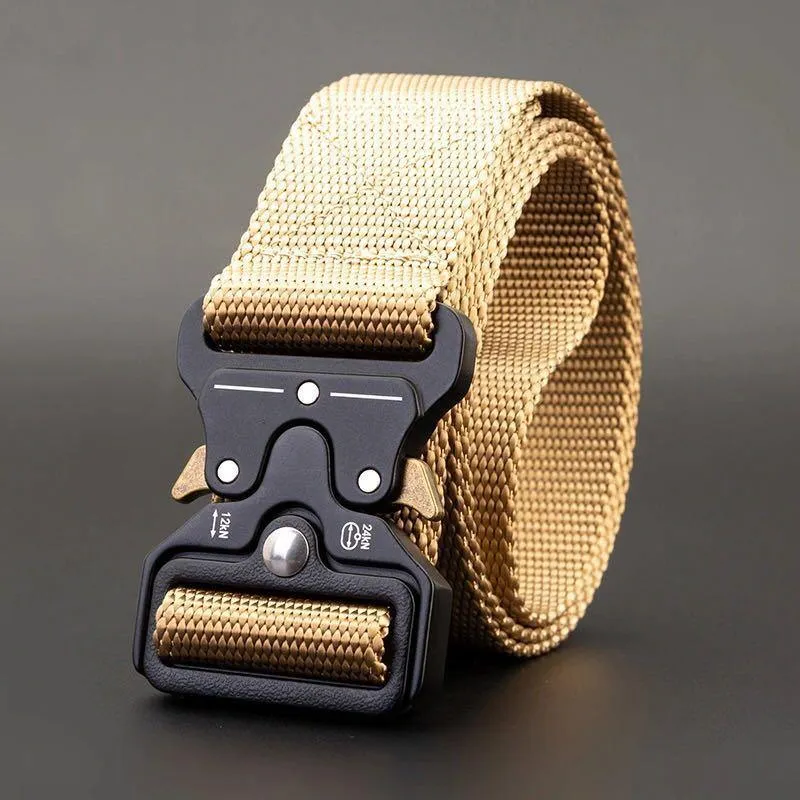 Militärische Ausrüstung Kampf Taktische Gürtel Für Männer US Army Training Nylon Metall Schnalle Taille Gürtel Outdoor Jagd