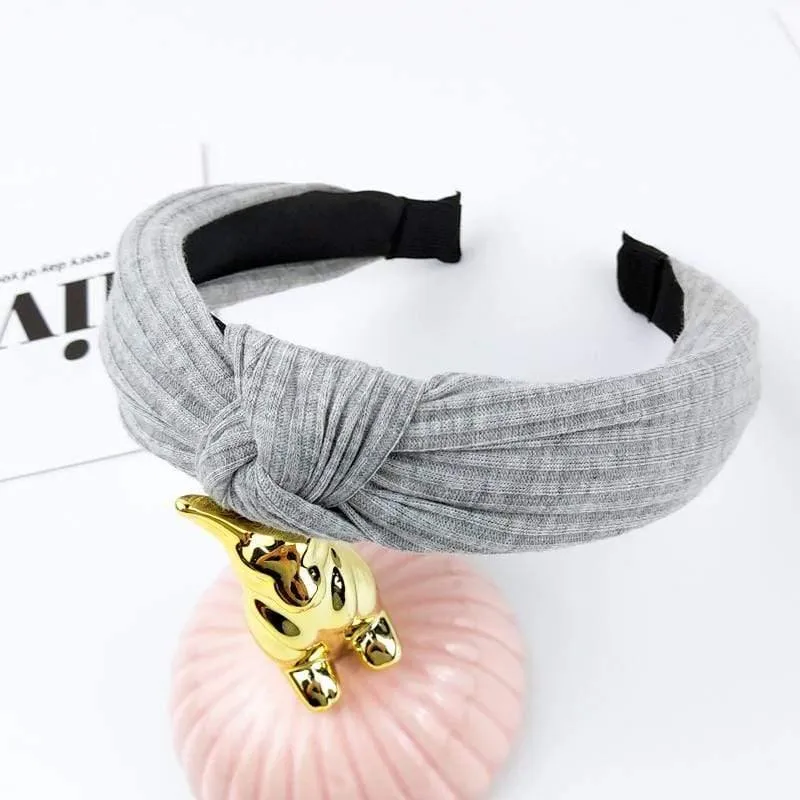 Stirnband Knoten Haarband Für Frauen Einfache Baumwolle Stoff Kreuz Perle Mädchen Haarband Haar Zubehör DSFG05