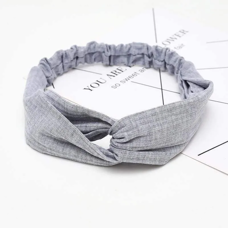 Frauen Sommer Herbst Wildleder Stirnband Vintage Kreuzknoten Elastische Haarbänder Weiche feste Mädchen Haarband Haarschmuck
