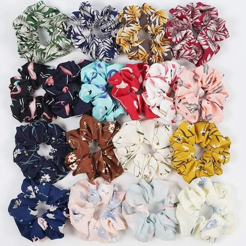 2 Stück Scrunchie Gumka Do Wlosow Scrunchies Frauen Haarschmuck Femme Elastic Haarbänder Mode Chouchou Schrunchies